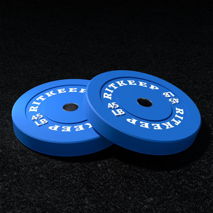 2" Olympic Low Bounce Color Rubber Bumper Weight Plates